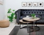 GINER Y COLOMER Ensemble de 2 tables gigognes en bronze et fer